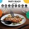 Party Solids 100 Pcs Disposable Utensils – Heavy Duty Plastic Cutlery Set – Premium Plastic Forks, Spoons or Knives for Parties, Events, Catering & Tableware Supplies by Exquisite
